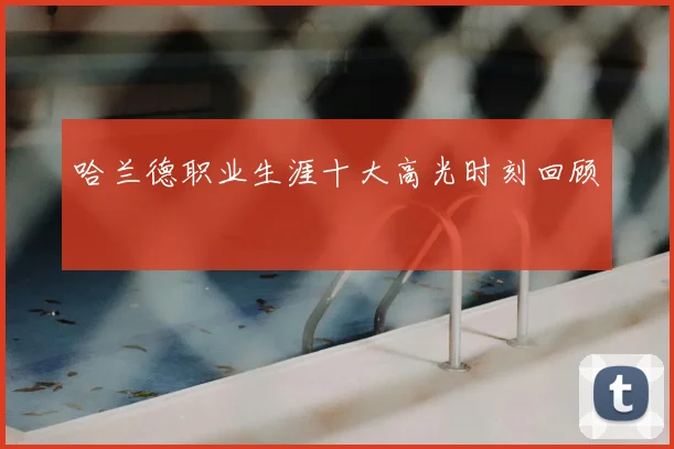 哈兰德职业生涯十大高光时刻回顾